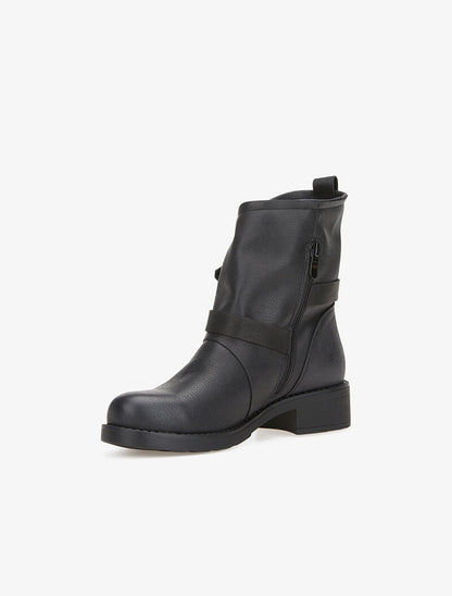 Bottines à sangles - noir - 4