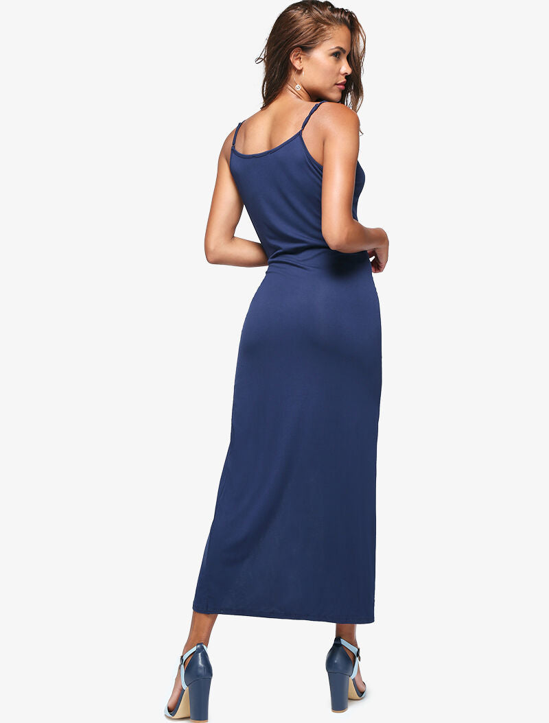 Robe à effet portefeuille - marine - 2
