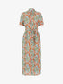Robe longue à imprimé cachemire - orange - 3