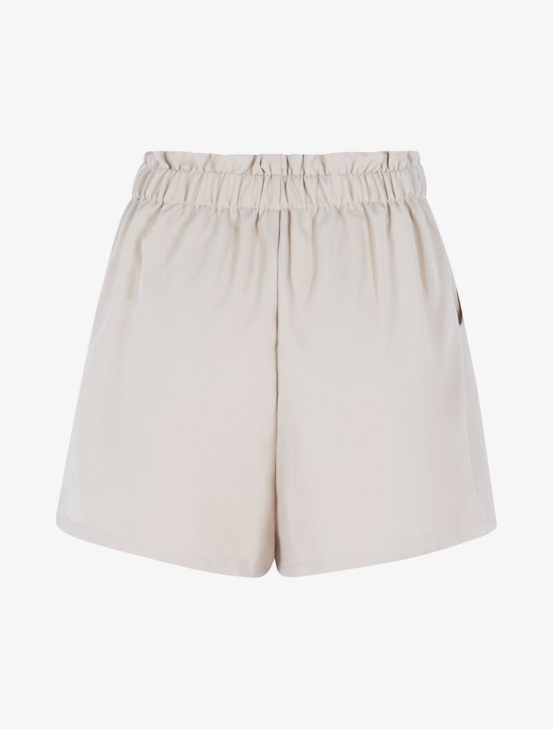 Short uni à cordon décoratif - beige - 2