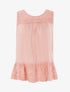 Top à détails style crochet - rose - 3