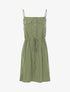 Robe à poitrine ornée de poches - kaki - 3