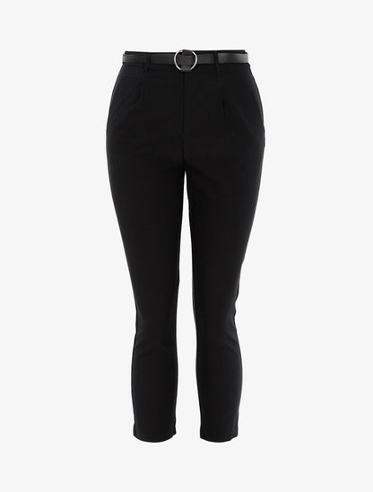 Broek 7/8 effen - zwart