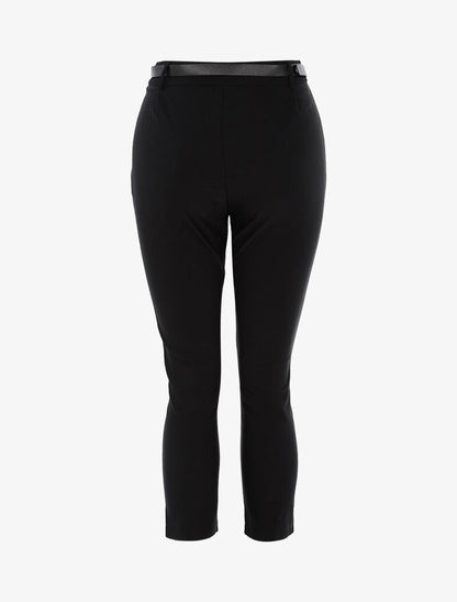 Broek 7/8 effen - zwart