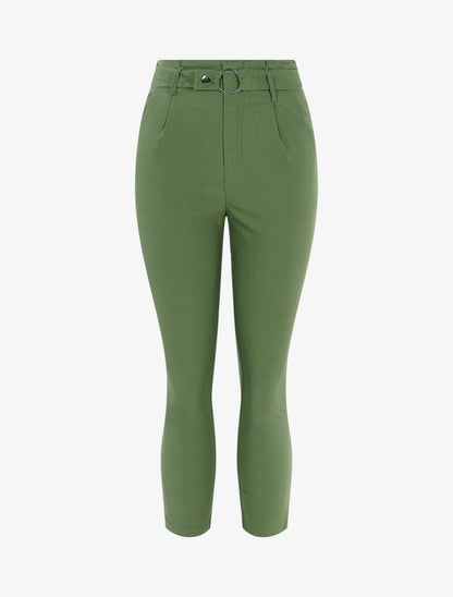 Effen 7/8 broek - kaki