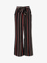Pantalon fluide à rayures - bordeaux - 3