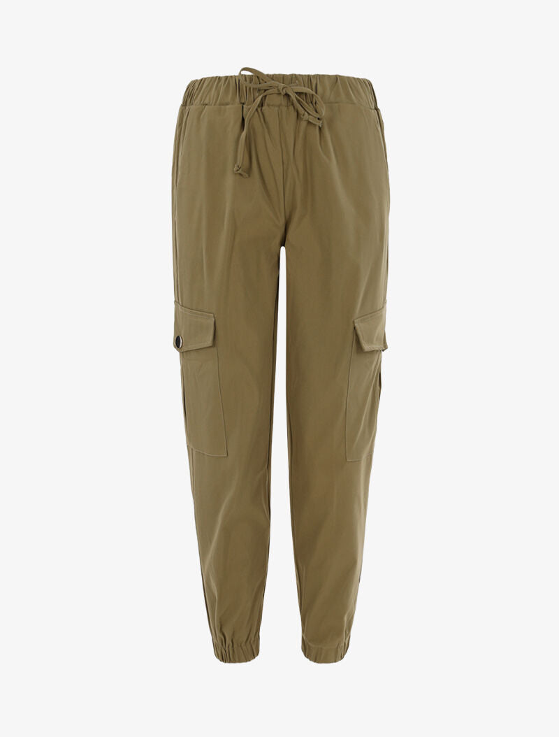Cargo broek 7/8 - kaki