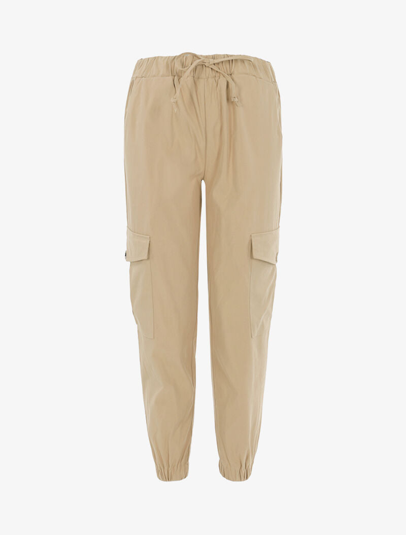 Cargo broek 7/8 - beige