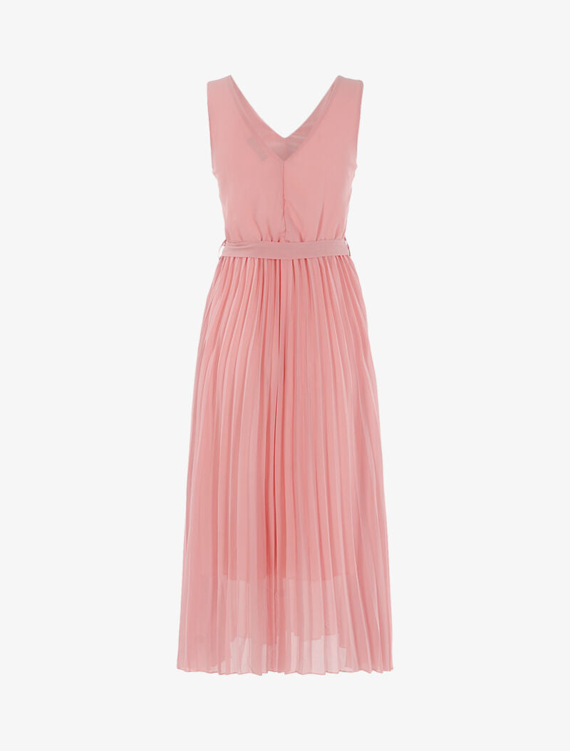 Robe à bas gaufré - rose - 2