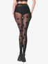 Collants à imprimé gros pois - noir - 1
