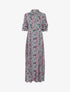 Robe chemise à imprimé floral - violet - 3