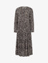 Robe à imprimé pâquerettes - noir - 1