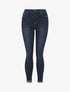 Jean slim basique taille haute - bleu denim - 3