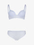 Ensemble bustier en dentelle et détails élastiqués - blanc - 3