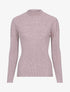 Pull côtelé à détails géométriques - taupe - 1