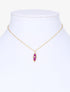 Collier à tige ornée d&