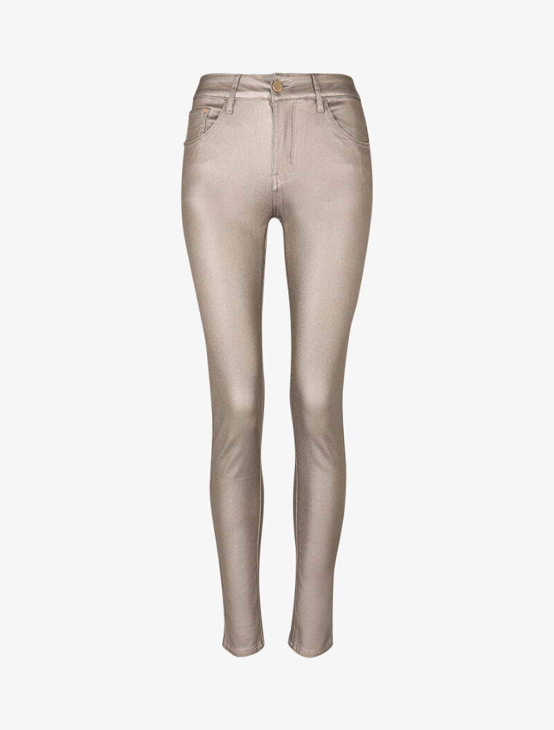 Jean enduit pailleté - gris - 3
