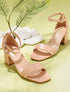 Sandales à imprimé croco - rose - 7