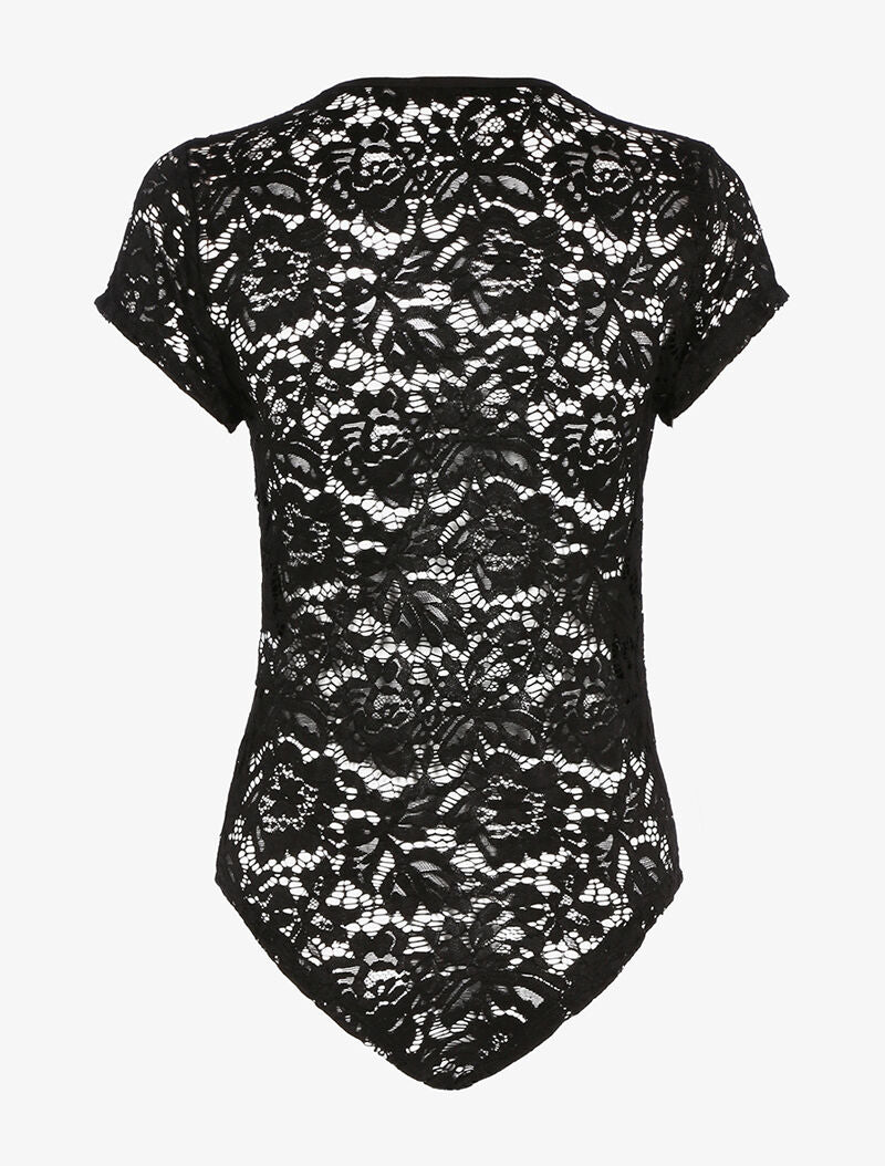 Body en dentelle - noir - 2