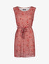 Robe gaufrée à imprimé coeurs - rose - 3