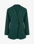 Veste fluide à col tailleur - vert - 3