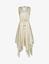 Robe asymétrique à imprimés 70&