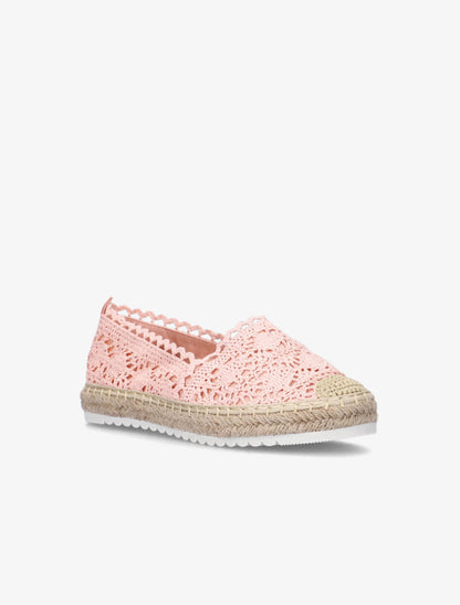 Espadrilles en crochet - rose - 2