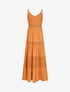 Robes à détails ajourés en crochet - orange - 3