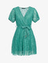 Robe patineuse en dentelle - turquoise - 3