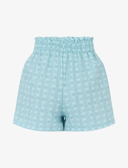 Mini short à imprimé graphique - turquoise - 2