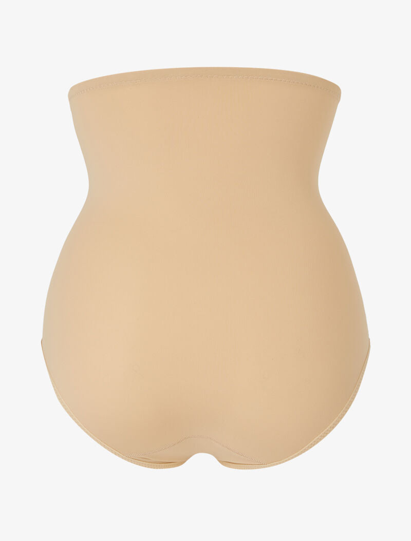 Culotte gainante à coutures contrastantes - beige - 2