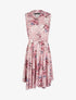 Robe légère et patineuse à petits carreaux - rose - 1