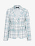 Blazer imprimé à col cranté - blanc - 1