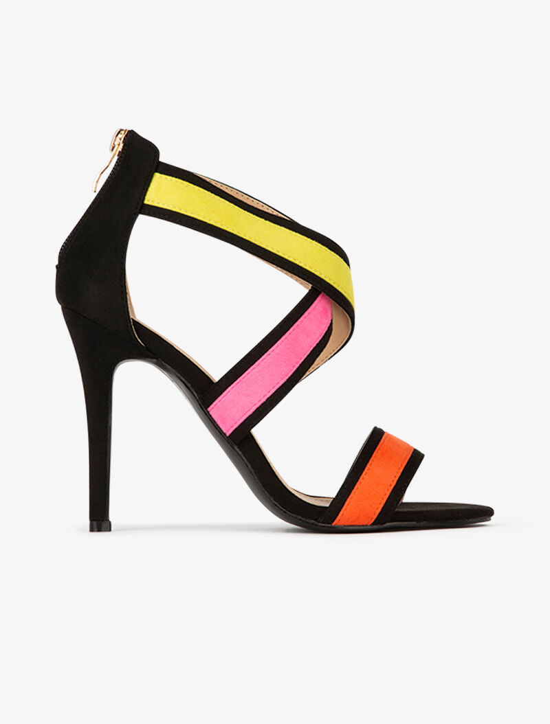 Sandales color block - orange - 1