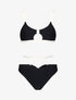 Bikini brassière à découpe - noir - 1