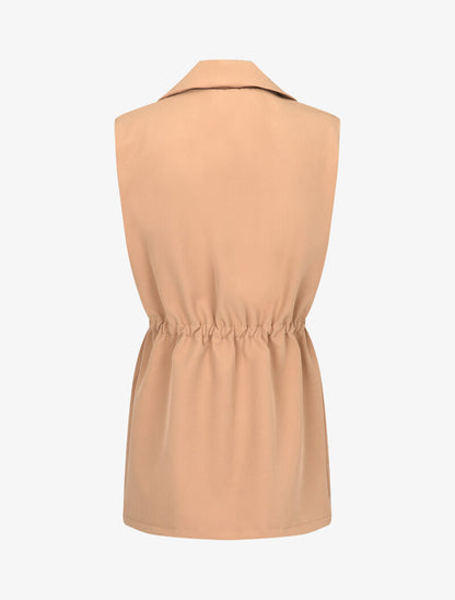 Blazer cintrée stylisée - taupe - 2