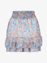 Mini jupe à imprimé floral - bleu ciel - 3