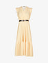 Robe cache coeur imprimé jonquille - moutarde - 3
