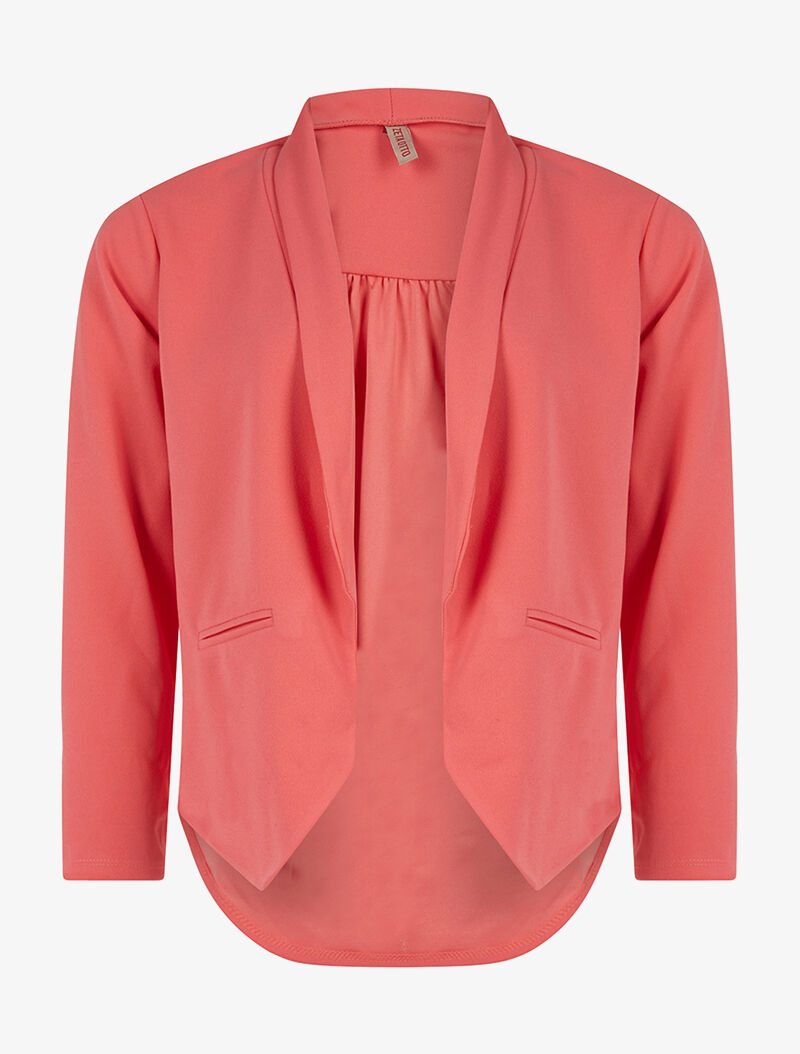 Blazer asymétrique - fushia - 3