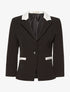 Veste bicolore - noir - 5