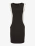 Robe bandes contrastées - noir - 6