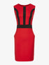 Robe buste constrasté - rouge - 3