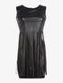 Robe à longues franges - noir - 1