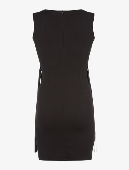 Robe à longues franges - noir - 2