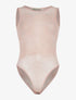 Body transparent buste dentelle - rose - 3