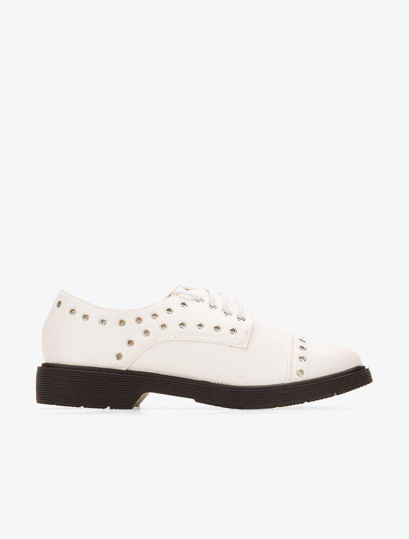 Derbies à oeillets - blanc - 1