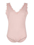 Body dentelle effilochée - rose - 3