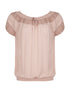 Top bordure dentelle - rose - 3
