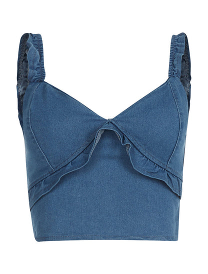 Brassière en jean - denim - 4