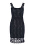 Robe en dentelle irisée - noir - 1